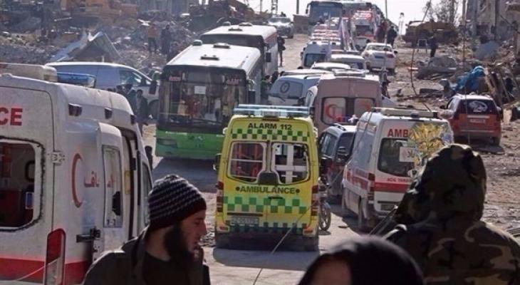 خروج آخر دفعة من المقاتلين والمدنيين من شرق حلب