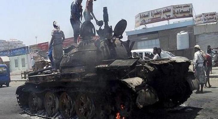 جانب من الاشتباكات في عدن 