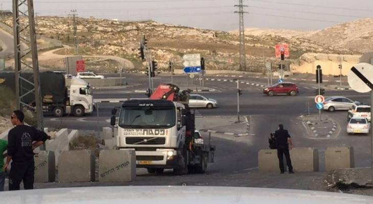 إغلاق كافة مداخل قرية حوسان غرب بيت لحم