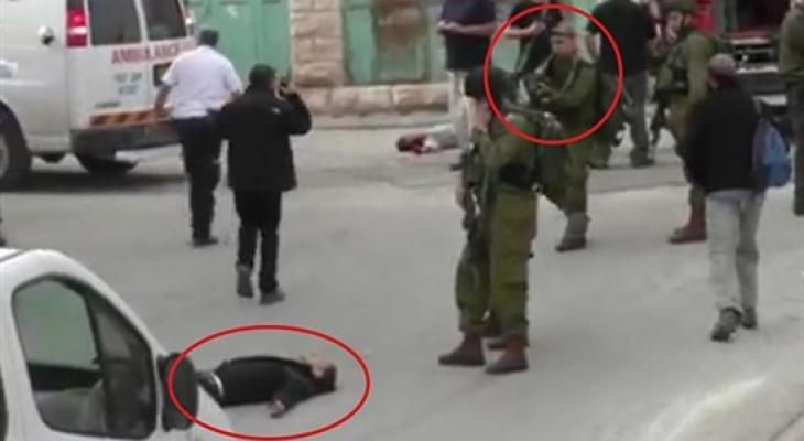 الجندي الذي اطلق النار على شاب لسطين