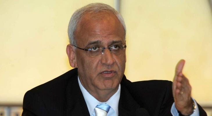 عريقات يطالب دول العالم بتجسيد استقلال دولة فلسطين وتنفيذ استحقاقاتها