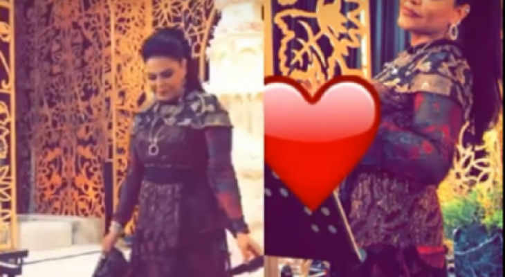 بالفيديو : على غير عادتها ... شاهدوا احلام ترقص في مرة نادرة!