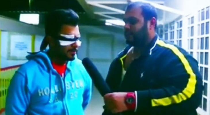 شاهد.. مذيع كويتي يضرم النار في ضيفه!