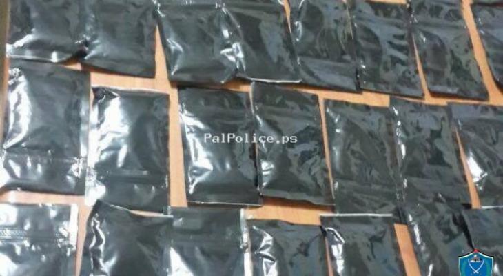 ضبط نصف كيلو مخدرات وإنجاز3090قضية بالضفة بأسبوع.jpg