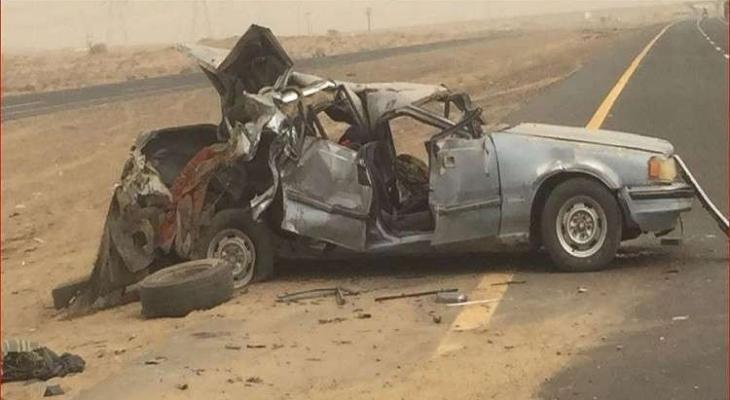 مصرع 4 أشخاص إثر حادث سير في السعودية 