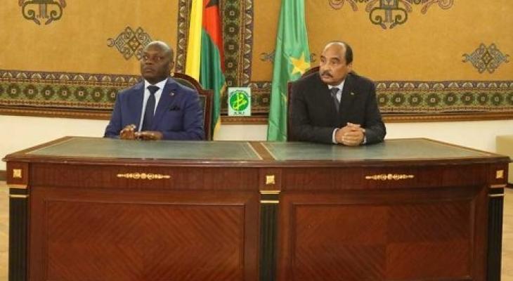 رئيسا موريتانيا وغينيا يؤكدان على دعمهما لحقوق الشعب الفلسطيني