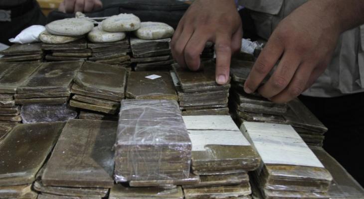 المكافحة تقبض على أحد كبار تجار المخدات شرق غزة