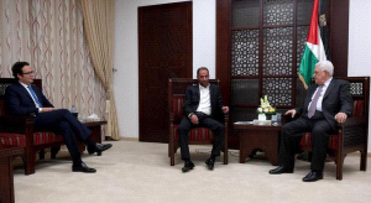 الرئيس يستقبل فرقة الثلاثي جبران