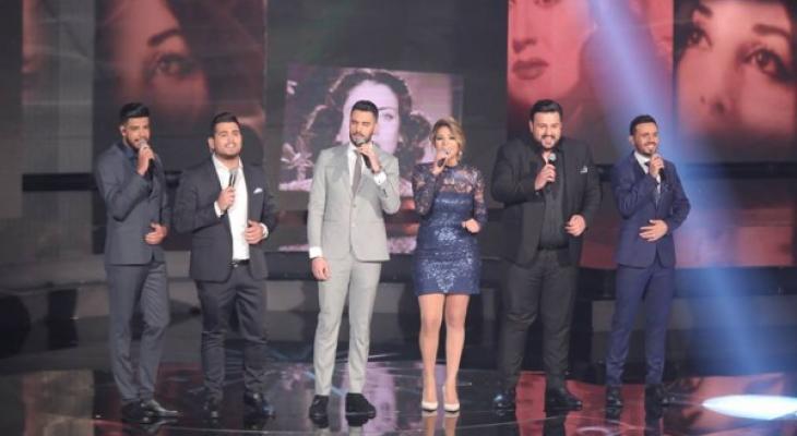 نوبة بكاء شديدة لنانسي عجرم بسبب أغنية المشتركين ملعون الحروب