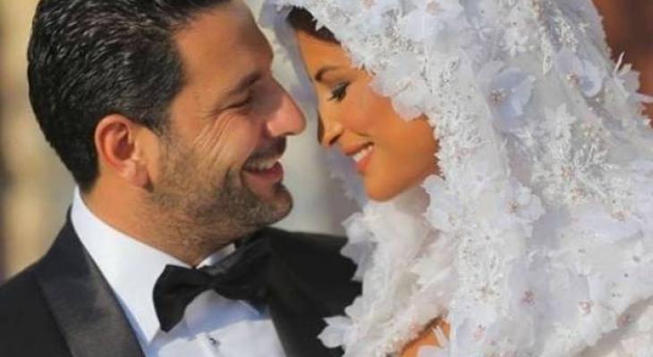 صورة جديدة لريم السعيدي ووسام بريدي بعد زفافهما