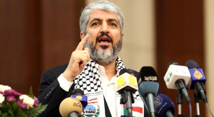 مشعل: لا استقرار في المنطقة بدون حق فلسطين