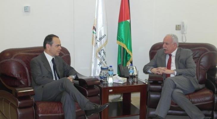 المالكي يودع القنصل الايطالي العام بمناسبة انتهاء مهامه