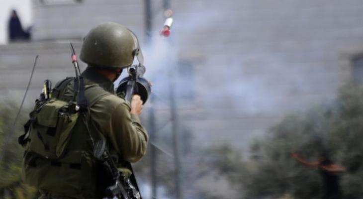 مواجهات مع قوات الاحتلال في بلدة طمون جنوب طوباس