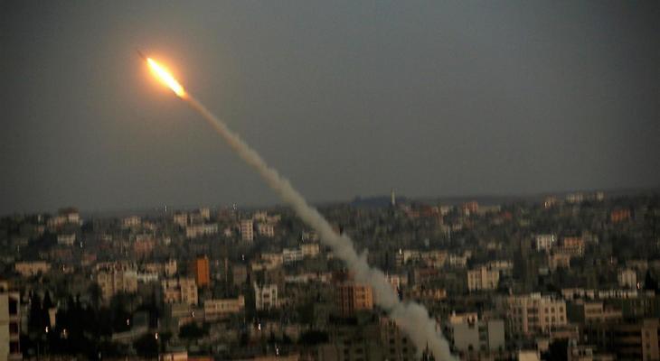 إطلاق صاروخ من غزة