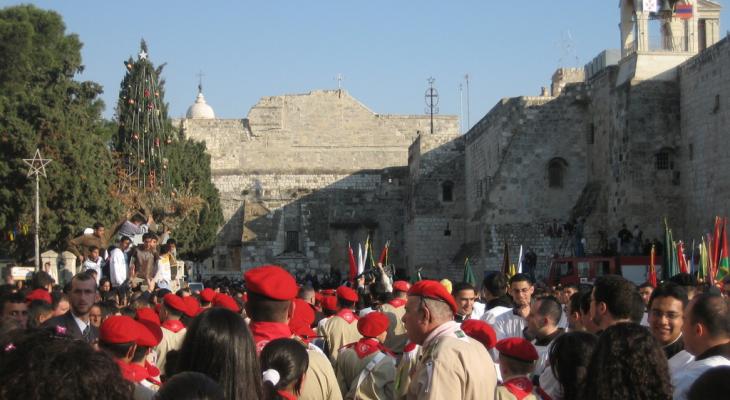 Palestinian_Christian_Scouts_Nativity_Church_in_Bethlehem_Christmas_Eve_2006