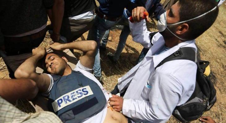 ارتقاء الزميل الصحفي ياسر مرتجى شهيداً متأثراً بجراح أصيب بها شرق خانيونس