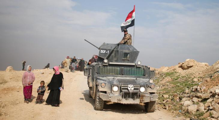 القوات العراقية تعزل الجانب الغربي من الموصل عن تلعفر