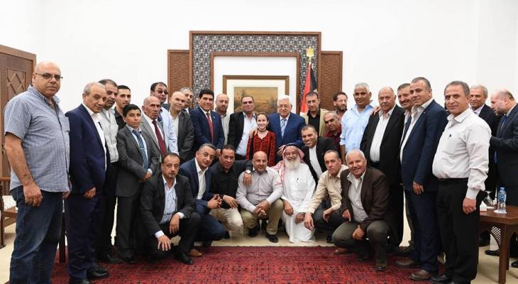 الرئيس عباس يستقبل قيادة التعبئة والتنظيم لحركة "فتح" 