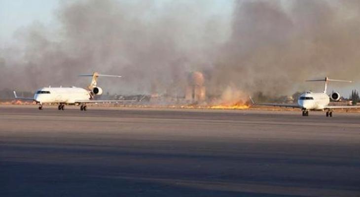 مقتل 9 أشخاص في معارك بمحيط مطار العاصمة الليبية