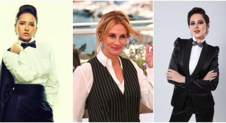 بالصور : نجمات تخلين عن الأنوثة واخترن إطلالات ذكورية!