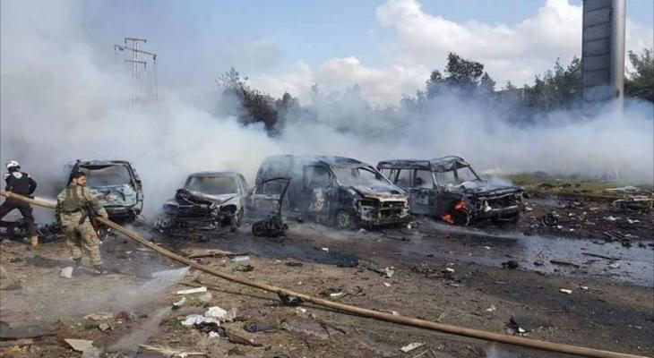 39 قتيلًا بتفجير أثناء عملية تبادل بين المعارضة والنظام بحلب.jpg