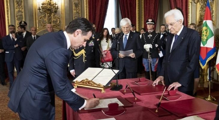 الحكومة الايطالية الجديدة تؤدي اليمين الدستورية امام رئيس الجمهورية