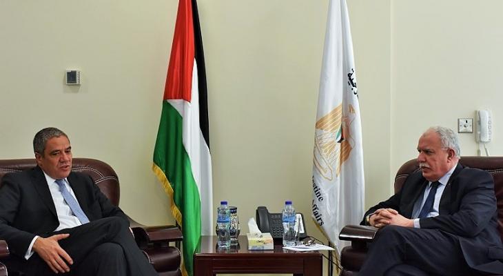 المالكي يطلع الاتحاد الأوربي على الجهود المبذلولة لتحقيق عملية السلام