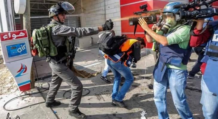 حشد يدعو إلى وقف الانتهاكات الإسرائيلية بحق الصحفيين