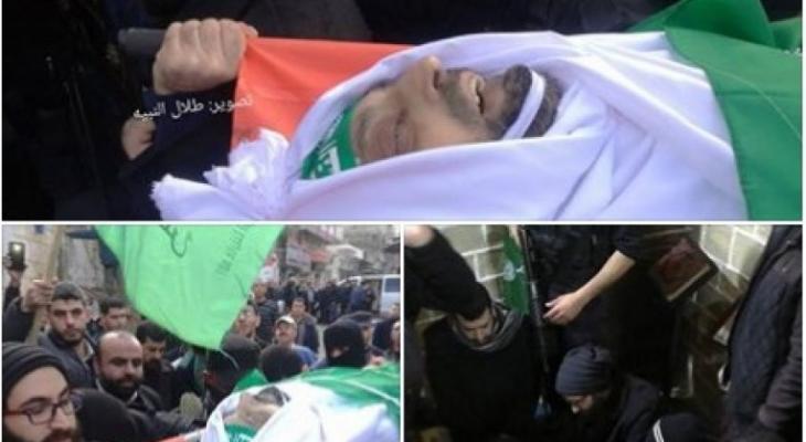 مئات المواطنين يشيعون جثمان القيادي العلمي في غزة