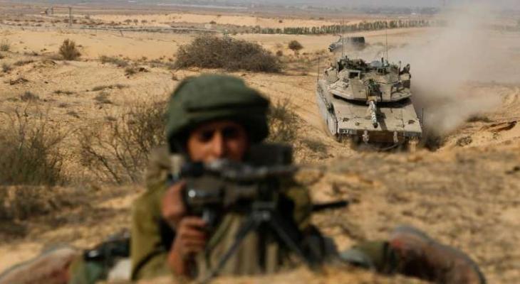 جيش الاحتلال يبدأ مناورة عسكرية واسعة في غلاف غزة