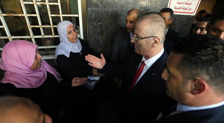 الحمد الله يتفقد مجمع الشفاء الطبي بغزة ويتابع أحوال المرضى