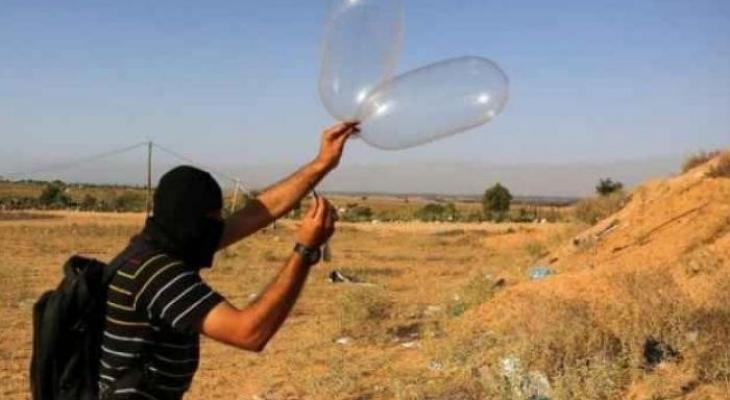 استمرار الحرائق بمستوطنات غلاف "غزّة" بسبب البالونات الحارقة