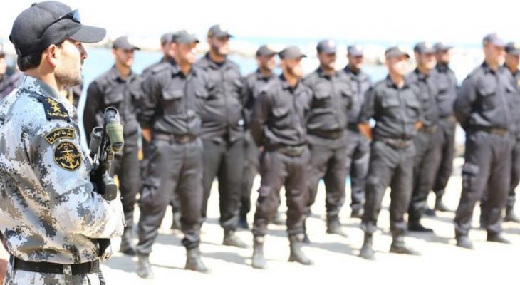 بدء اختبارات دورة التأهيل لـ 370 متدرب في الشرطة البحرية بغزة.jpg