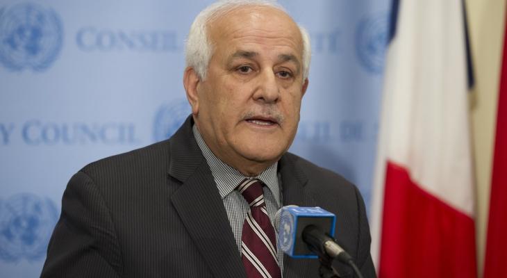 منصور يُطلع المجتمع الدولي على آخر إحصائيات شهداء وجرحى مسيرة العودة