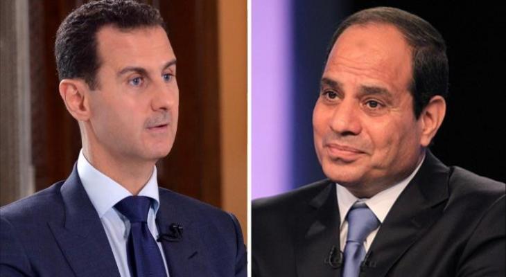صحيفة تكشف عن مساعِ لعقد لقاء بين "الأسد" والسيسي 