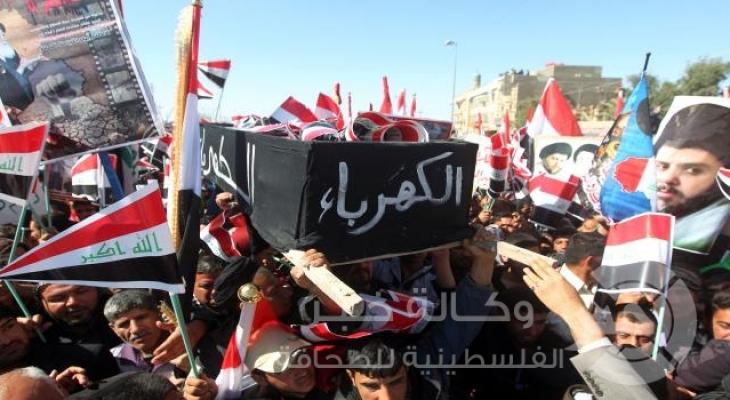 مظاهرات حاشدة في العراق 