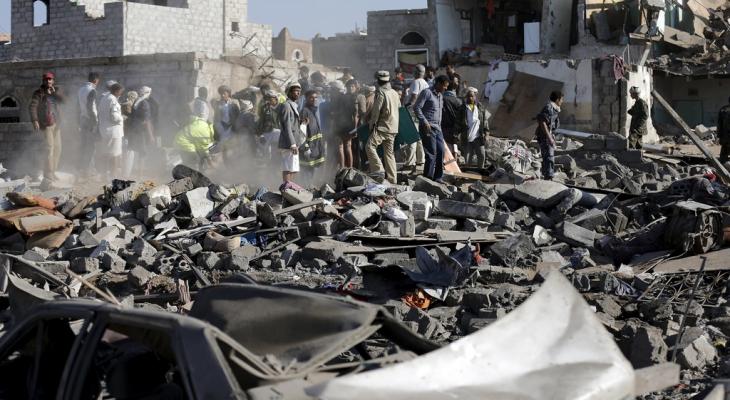 قصف طائرات في اليمن 