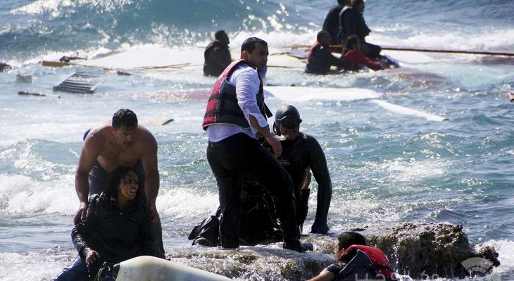 المهاجرين في البحر المتوسط 