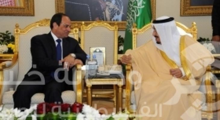العاهل السعودي والرئيس المصري 