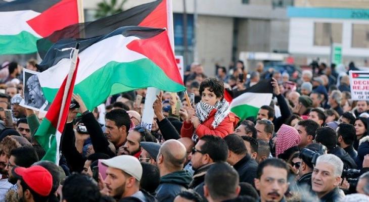 مسيرة حاشدة في بيروت تنديدا بإعلان ترمب بشأن القدس