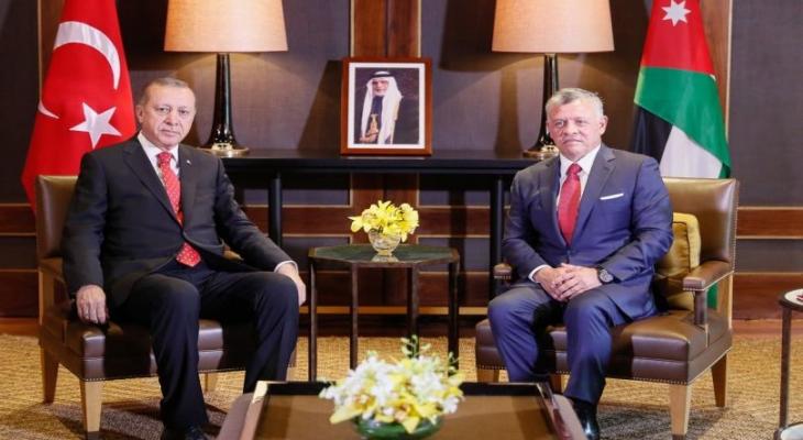أردوغان وعاهل الأردن يتفقان على تنسيق الجهود للحفاظ على الوضع بالقدس المحتلة.jpeg