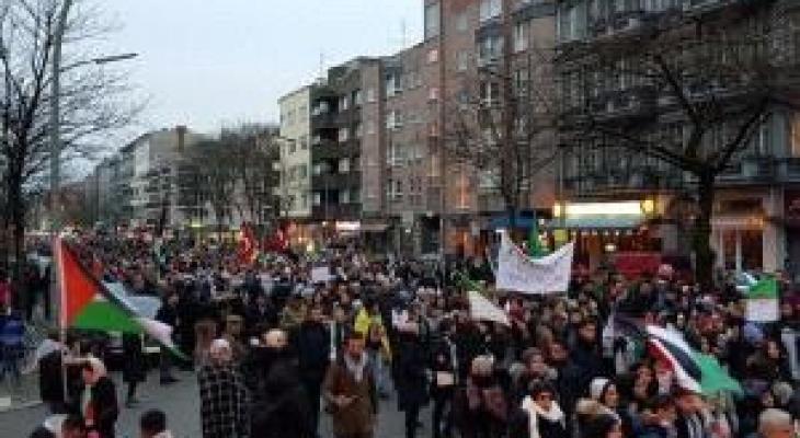 مسيرة ضخمة وسط برلين دعما للقدس وتنديدا بالقرار الأميركي