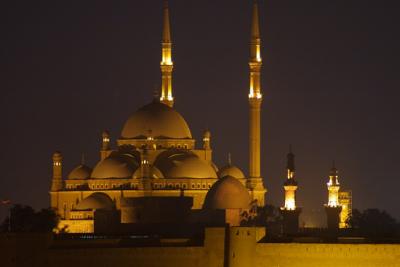 Muhammad-Ali-mosque-night