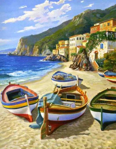 handmade_boats_ships_oil_paintings_on_canvas