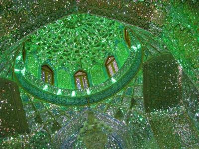 emerald-tomb-ceiling-shah-cheragh-shiraz-iran-10