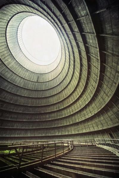 Cooling-tower-of-an-abandoned-power-plant