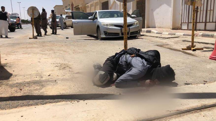 بالصور: مقتل 4 أشحاص إثر هجوم شمال الرياض