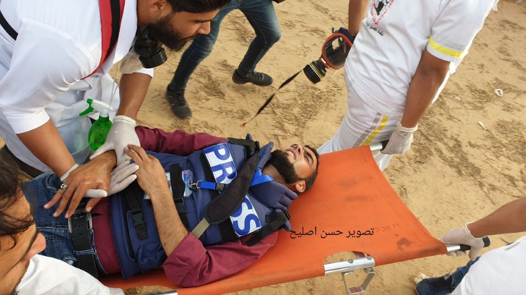 إصابات جراء قمع الاحتلال للمتظاهرين شرق قطاع غزّة ضمن مسيرات العودة