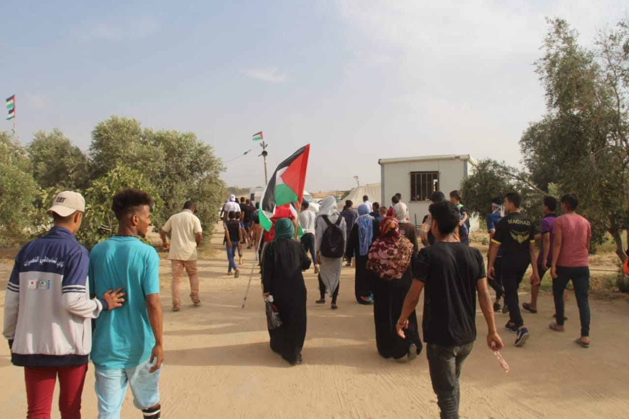 إصابات جراء قمع الاحتلال للمتظاهرين شرق قطاع غزّة ضمن مسيرات العودة