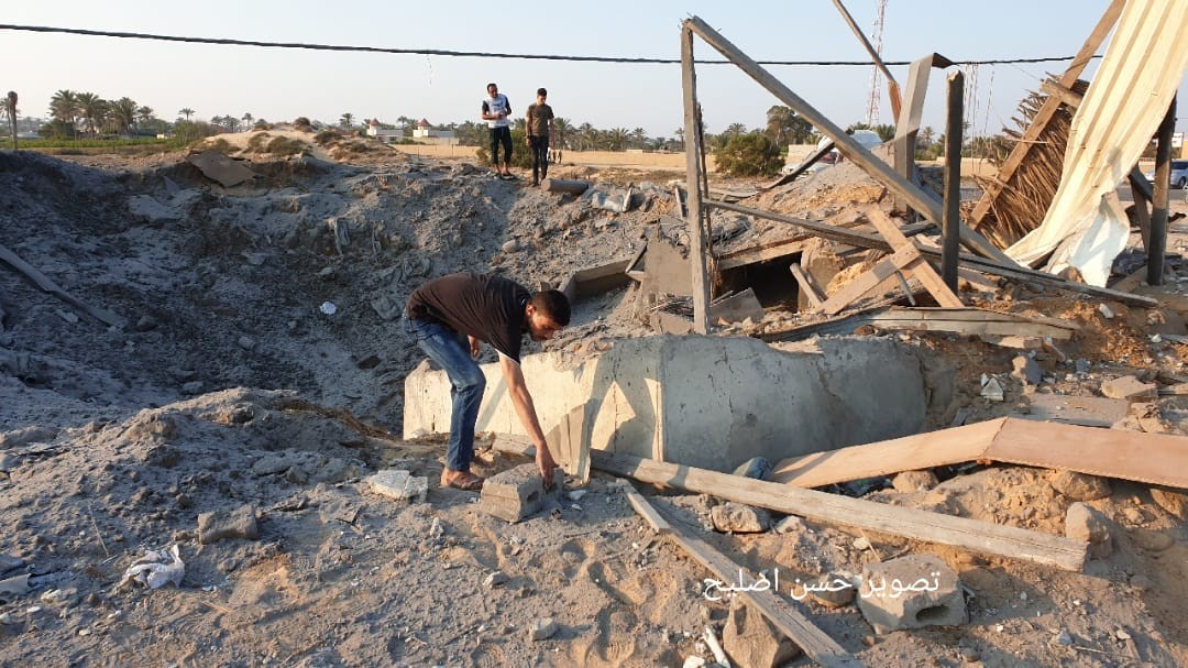 آثار القصف الإسرائيلي على قطاع غزّة